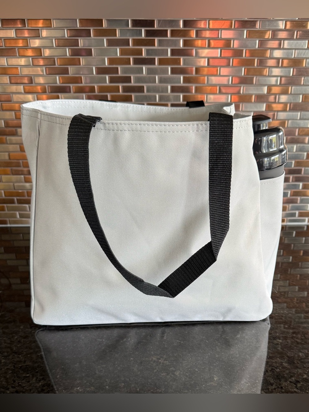 Versatile Light Grey 🤍Tote Bag for Baby Items, Shopping, Gym… - Bundle & Save! - Picture 3 of 6